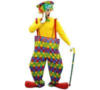 Déguisement Clown Bonbon - Cirque - Homme - Polyester - Taille M/L - Jaune