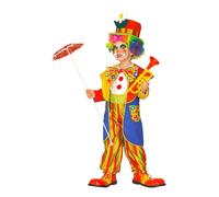 Déguisement Clown Chic - 4/5 Ans Multicolore