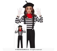 Déguisement Clown Circus Mixte Filles Garçons Mime 3-12 Ans Polyester Multi