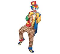 Déguisement clown de cirque homme - Multicolore