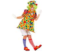 Déguisement Clown De Cirque Multicolore Femme Medium Jaune