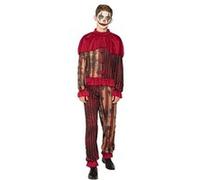 Boland 79194 - Costume pour enfant de minuit, combinaison et col, combinaison, costume, costume pour adolescent, garçon, horreur, clown, psycho, Halloween, carnaval, fête à thème