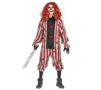 Déguisement clown démoniaque luxe adulte XXL