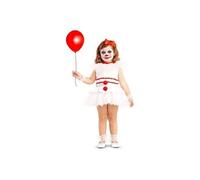 déguisement clown effrayant bébé - 18/24 mois - blanc - unimasa 208194 Blanc G