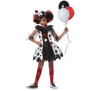Déguisement clown effrayant luxe fille 8-10 ans