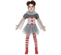 déguisement clown épouvantable fille - 3/4 ans - gris - guirca 83508 Gris G