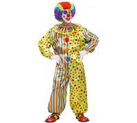 Widmann Déguisement Clown Farceur Salopette Multicolore Taille M