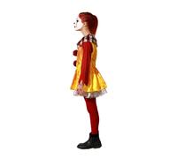 ATOSA déguisement clown halloween robe jaune fille 7 a 9 años