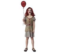 Déguisement Clown Grippe-Sou Fille Gris