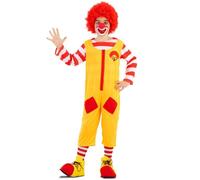 Déguisement clown McDonald enfant - EUROCARNAVALES, SA - Costume pour carnaval et fêtes costumées pour enfants 5 ans