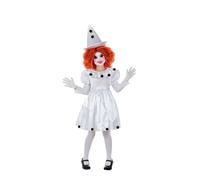 Déguisement - Clown Pierrot - Fille - 5 ans - Intérieur - Multicolore 3-4 ans