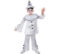 Déguisement Clown Pierrot pour enfant 5-6 ans