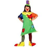 Déguisement De Fille Clown Pour Enfants Plusieurs Tailles (Taille 5-6a) Multicolore