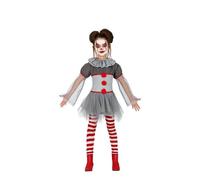 Déguisement Clown Psychopathe Legging Fille - Taille: 10 À 12 Ans (142-148 Cm) Multicolore