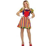déguisement clown spectacle saltimbanque femme - l - multicolore - guirca 79394 Multicolore G