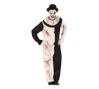 DÉGUISEMENT CLOWN TERREUR PIERROT ADO 14/16 ANS Noir 14-16 ans