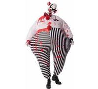 Déguisement Clown Terrifiant - Taille XL Blanc G