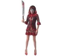 déguisement clown tueur diabolique femme - s/m - rouge - ptitclown 93736 Rouge