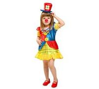 déguisement clownette fille - 12/24 mois - multicolore - 200532