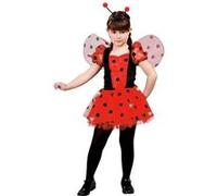 déguisement coccinelle pour fille - 5/6 ans - rouge - guirca 81890 Rouge G
