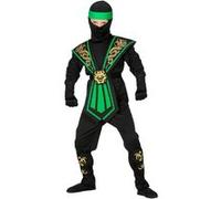 W WIDMANN MILANO Party Fashion – Costume enfant Ninja, guerrier japonais – Déguisement carnaval