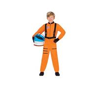 déguisement combi astronaute usa orange enfant - 10/12 ans - orange - 81158