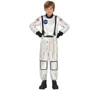 DÉGUISEMENT COMBI NASA ASTRONAUTE ARGENT ENFANT 10/12 ANS Gris, Argent 3-4 ans
