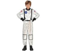 DÉGUISEMENT COMBI NASA ASTRONAUTE ARGENT ENFANT 5/6 ANS Gris, Argent 10-12 ans