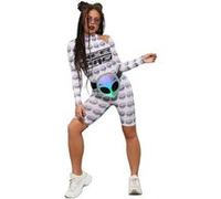 déguisement combinaison alien femme - m - blanc - smiffys 61152m Blanc