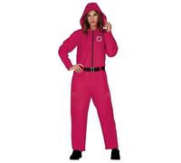 Déguisement - Combinaison gardien de jeu - Femme - Rose - Longue - Avec capuche M