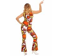 Déguisement Combinaison Groovy Géométrique Années 70 Femme Medium Multicolore