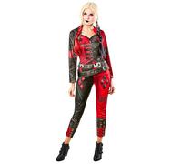 Déguisement Combinaison Harley Quinn Femme - Suicide Squad 2 - Taille: M Noir