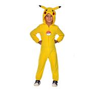 Déguisement Combinaison Pikachu Pokémon Enfant - Taille: 8-10 Ans (128-134 Cm) Jaune