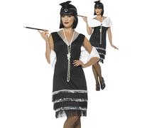Déguisement Complet Smiffys Années 1920 Flapper Charleston, Robe Gatsby
