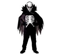 Déguisement Comte Squelette Enfant Halloween 11 À 13 Ans Noir