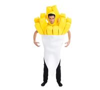 Déguisement Cornet de Frites Adulte - Humoristique - Polyester - Jaune