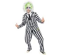 déguisement costume 3 pièces beetlejuice homme - l - blanc - 9907624