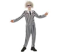 déguisement costume beetlejuice jersey homme - l - blanc - générique r1002107l Blanc G