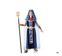 Déguisement - Costume de pharaon égyptien bleu - Multicolore - 6 mois à 12 ans - Polyester 7-9 ans