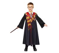 Déguisement Costume enfant Kit Harry Potter Dlx Robe + Lunette +Baguette 4-6 ans