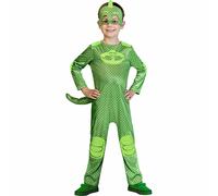 Amscan Déguisement enfant Pyjamasques Gluglu Gekko – Combinaison et masque Vert 2-3 ans