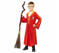 Amscan Peignoir pour enfant Gryffondor Quidditch Taille 8-10 ans (PKT) (9912459)