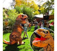 Déguisement Costume Gonflable T-Rex Enfant Orange, Cuivre, Mandarine