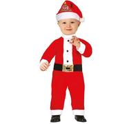 DÉGUISEMENT COSTUME PÈRE NOËL BÉBÉ 12/18 MOIS Rouge, Bordeaux 12-18 mois