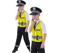 Déguisement Costumes Policier Garçon Smiffys Jaune Polyester M L