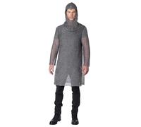 Déguisement côte de maille chevalier luxe adulte Jadeo