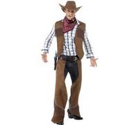 déguisement cowboy far-west - m - marron - smiffys 22656/m Marron G