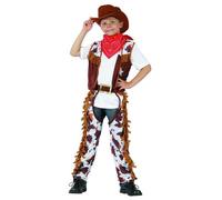 Déguisement Cowboy Garçon - Marque - Cowboy Garçon - Marron - Blanc - 3 ans 4-6 ans