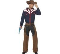 Déguisement Cowboy Rodeo Sd M Multicolore