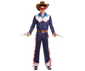 Déguisement Cowboy Sam Homme Bleu